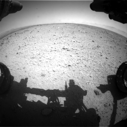 Nasa's Mars rover Curiosity acquired this image using its Front Hazard Avoidance Camera (Front Hazcam) on Sol 433, at drive 1190, site number 20