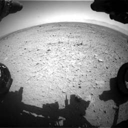 Nasa's Mars rover Curiosity acquired this image using its Front Hazard Avoidance Camera (Front Hazcam) on Sol 433, at drive 1244, site number 20