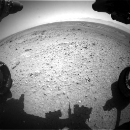 Nasa's Mars rover Curiosity acquired this image using its Front Hazard Avoidance Camera (Front Hazcam) on Sol 433, at drive 1298, site number 20