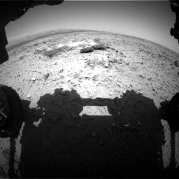 Nasa's Mars rover Curiosity acquired this image using its Front Hazard Avoidance Camera (Front Hazcam) on Sol 436, at drive 204, site number 21