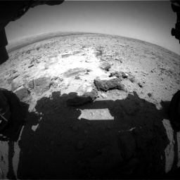Nasa's Mars rover Curiosity acquired this image using its Front Hazard Avoidance Camera (Front Hazcam) on Sol 436, at drive 222, site number 21