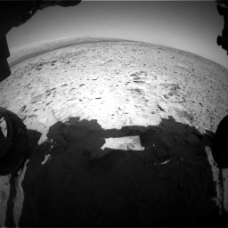 Nasa's Mars rover Curiosity acquired this image using its Front Hazard Avoidance Camera (Front Hazcam) on Sol 436, at drive 246, site number 21