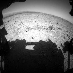 Nasa's Mars rover Curiosity acquired this image using its Front Hazard Avoidance Camera (Front Hazcam) on Sol 436, at drive 354, site number 21