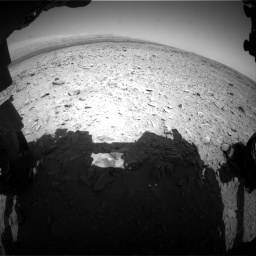 Nasa's Mars rover Curiosity acquired this image using its Front Hazard Avoidance Camera (Front Hazcam) on Sol 436, at drive 366, site number 21