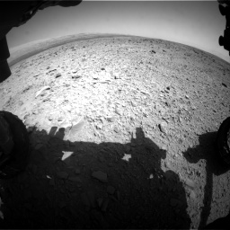 Nasa's Mars rover Curiosity acquired this image using its Front Hazard Avoidance Camera (Front Hazcam) on Sol 436, at drive 516, site number 21