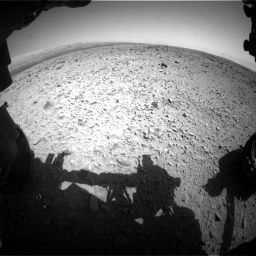 Nasa's Mars rover Curiosity acquired this image using its Front Hazard Avoidance Camera (Front Hazcam) on Sol 436, at drive 534, site number 21