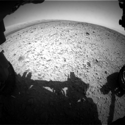 Nasa's Mars rover Curiosity acquired this image using its Front Hazard Avoidance Camera (Front Hazcam) on Sol 436, at drive 540, site number 21
