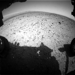 Nasa's Mars rover Curiosity acquired this image using its Front Hazard Avoidance Camera (Front Hazcam) on Sol 436, at drive 552, site number 21