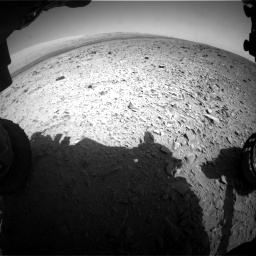 Nasa's Mars rover Curiosity acquired this image using its Front Hazard Avoidance Camera (Front Hazcam) on Sol 436, at drive 582, site number 21