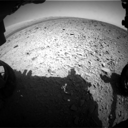 Nasa's Mars rover Curiosity acquired this image using its Front Hazard Avoidance Camera (Front Hazcam) on Sol 436, at drive 588, site number 21