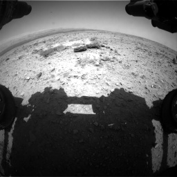 Nasa's Mars rover Curiosity acquired this image using its Front Hazard Avoidance Camera (Front Hazcam) on Sol 436, at drive 204, site number 21