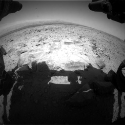 Nasa's Mars rover Curiosity acquired this image using its Front Hazard Avoidance Camera (Front Hazcam) on Sol 436, at drive 228, site number 21