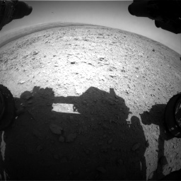 Nasa's Mars rover Curiosity acquired this image using its Front Hazard Avoidance Camera (Front Hazcam) on Sol 436, at drive 300, site number 21