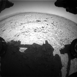 Nasa's Mars rover Curiosity acquired this image using its Front Hazard Avoidance Camera (Front Hazcam) on Sol 436, at drive 342, site number 21