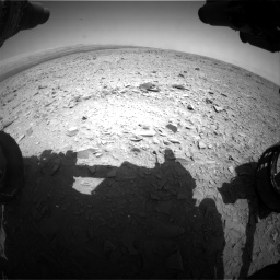 Nasa's Mars rover Curiosity acquired this image using its Front Hazard Avoidance Camera (Front Hazcam) on Sol 436, at drive 348, site number 21
