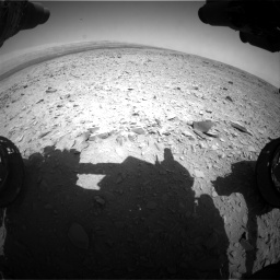 Nasa's Mars rover Curiosity acquired this image using its Front Hazard Avoidance Camera (Front Hazcam) on Sol 436, at drive 360, site number 21