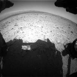 Nasa's Mars rover Curiosity acquired this image using its Front Hazard Avoidance Camera (Front Hazcam) on Sol 436, at drive 366, site number 21