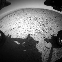 Nasa's Mars rover Curiosity acquired this image using its Front Hazard Avoidance Camera (Front Hazcam) on Sol 436, at drive 594, site number 21