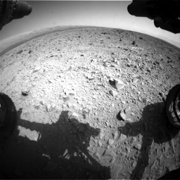 Nasa's Mars rover Curiosity acquired this image using its Front Hazard Avoidance Camera (Front Hazcam) on Sol 436, at drive 630, site number 21