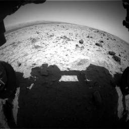 Nasa's Mars rover Curiosity acquired this image using its Front Hazard Avoidance Camera (Front Hazcam) on Sol 437, at drive 724, site number 21