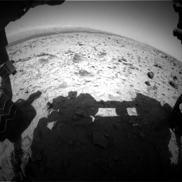 Nasa's Mars rover Curiosity acquired this image using its Front Hazard Avoidance Camera (Front Hazcam) on Sol 437, at drive 730, site number 21