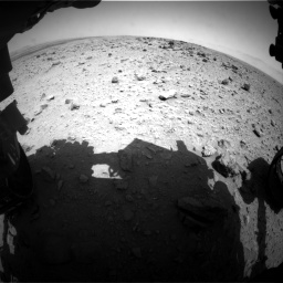 Nasa's Mars rover Curiosity acquired this image using its Front Hazard Avoidance Camera (Front Hazcam) on Sol 437, at drive 784, site number 21