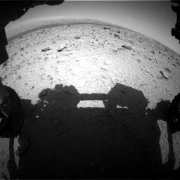 Nasa's Mars rover Curiosity acquired this image using its Front Hazard Avoidance Camera (Front Hazcam) on Sol 437, at drive 826, site number 21