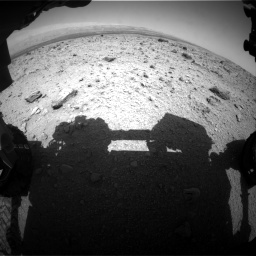 Nasa's Mars rover Curiosity acquired this image using its Front Hazard Avoidance Camera (Front Hazcam) on Sol 437, at drive 844, site number 21