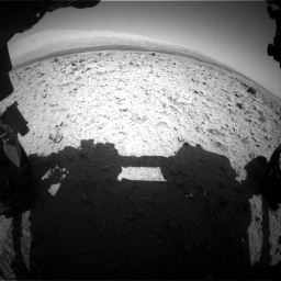 Nasa's Mars rover Curiosity acquired this image using its Front Hazard Avoidance Camera (Front Hazcam) on Sol 437, at drive 886, site number 21