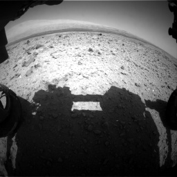 Nasa's Mars rover Curiosity acquired this image using its Front Hazard Avoidance Camera (Front Hazcam) on Sol 437, at drive 916, site number 21