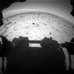 Nasa's Mars rover Curiosity acquired this image using its Front Hazard Avoidance Camera (Front Hazcam) on Sol 437, at drive 922, site number 21
