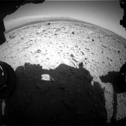 Nasa's Mars rover Curiosity acquired this image using its Front Hazard Avoidance Camera (Front Hazcam) on Sol 437, at drive 946, site number 21