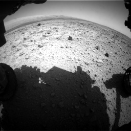 Nasa's Mars rover Curiosity acquired this image using its Front Hazard Avoidance Camera (Front Hazcam) on Sol 437, at drive 964, site number 21