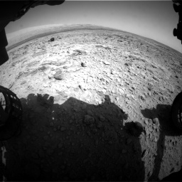 Nasa's Mars rover Curiosity acquired this image using its Front Hazard Avoidance Camera (Front Hazcam) on Sol 437, at drive 988, site number 21