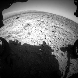 Nasa's Mars rover Curiosity acquired this image using its Front Hazard Avoidance Camera (Front Hazcam) on Sol 437, at drive 994, site number 21