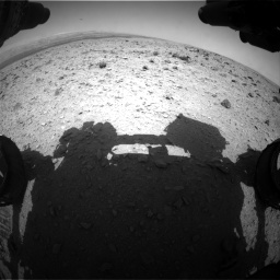 Nasa's Mars rover Curiosity acquired this image using its Front Hazard Avoidance Camera (Front Hazcam) on Sol 437, at drive 682, site number 21
