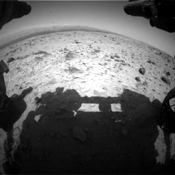 Nasa's Mars rover Curiosity acquired this image using its Front Hazard Avoidance Camera (Front Hazcam) on Sol 437, at drive 730, site number 21