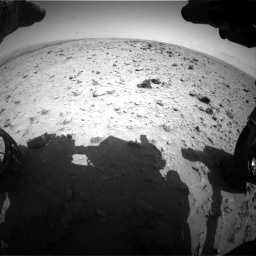 Nasa's Mars rover Curiosity acquired this image using its Front Hazard Avoidance Camera (Front Hazcam) on Sol 437, at drive 760, site number 21