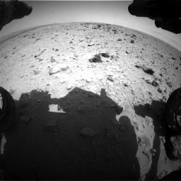 Nasa's Mars rover Curiosity acquired this image using its Front Hazard Avoidance Camera (Front Hazcam) on Sol 437, at drive 766, site number 21