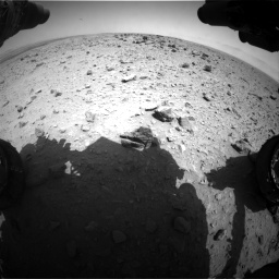 Nasa's Mars rover Curiosity acquired this image using its Front Hazard Avoidance Camera (Front Hazcam) on Sol 437, at drive 778, site number 21