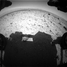 Nasa's Mars rover Curiosity acquired this image using its Front Hazard Avoidance Camera (Front Hazcam) on Sol 437, at drive 874, site number 21