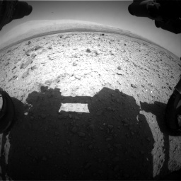 Nasa's Mars rover Curiosity acquired this image using its Front Hazard Avoidance Camera (Front Hazcam) on Sol 437, at drive 916, site number 21