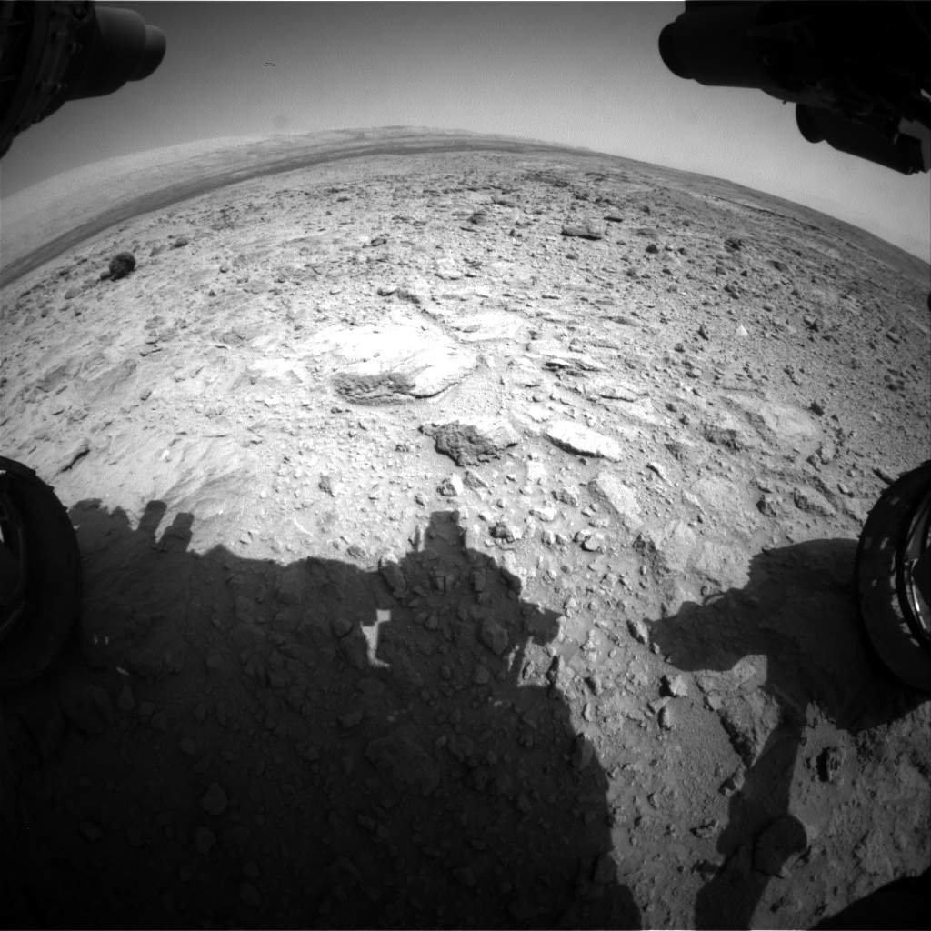 Nasa's Mars rover Curiosity acquired this image using its Front Hazard Avoidance Camera (Front Hazcam) on Sol 437, at drive 1028, site number 21