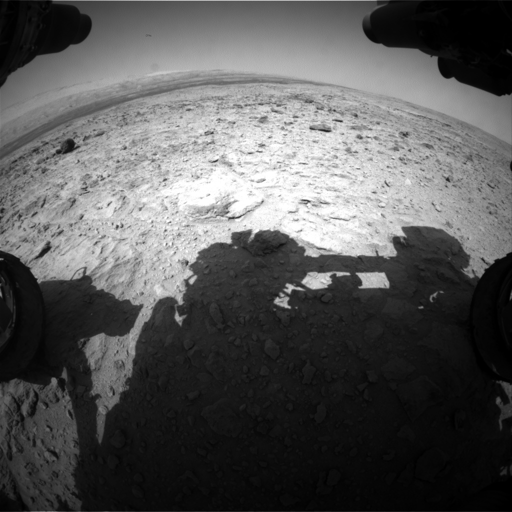 Nasa's Mars rover Curiosity acquired this image using its Front Hazard Avoidance Camera (Front Hazcam) on Sol 438, at drive 1028, site number 21