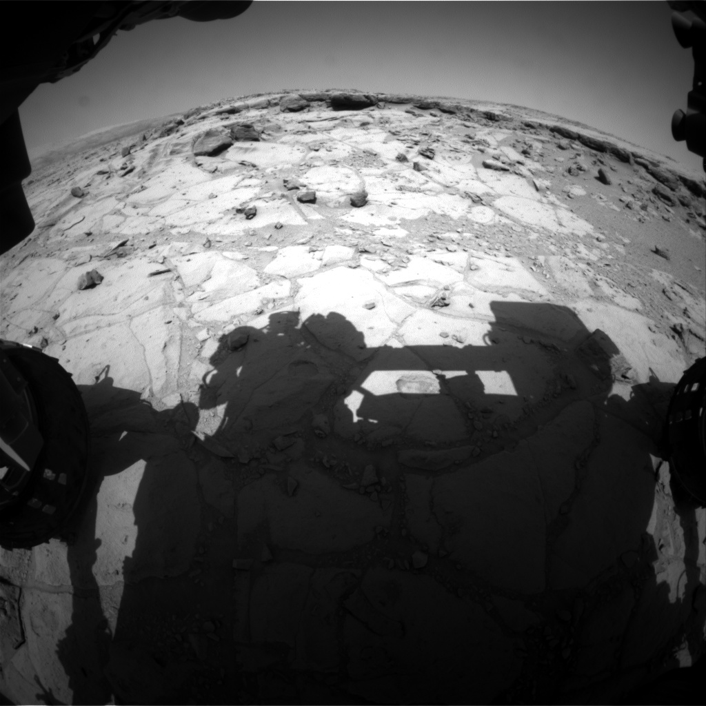 Nasa's Mars rover Curiosity acquired this image using its Front Hazard Avoidance Camera (Front Hazcam) on Sol 440, at drive 1572, site number 21
