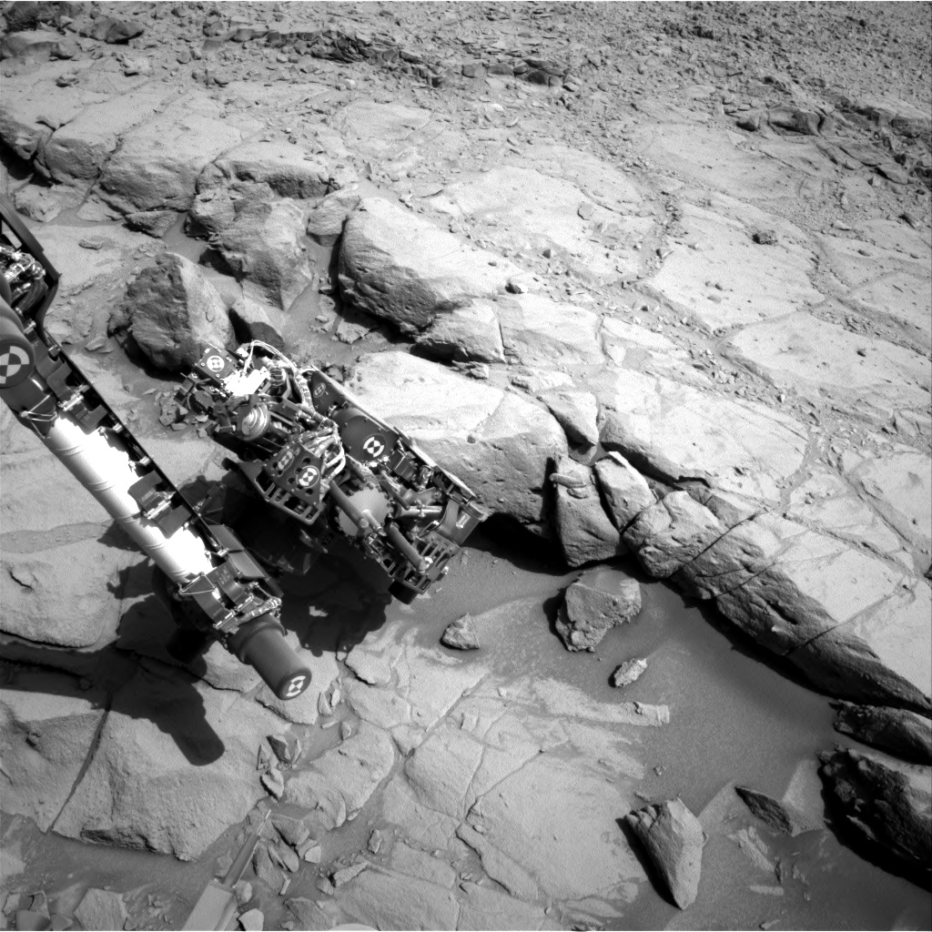 Nasa's Mars rover Curiosity acquired this image using its Right Navigation Camera on Sol 442, at drive 0, site number 22