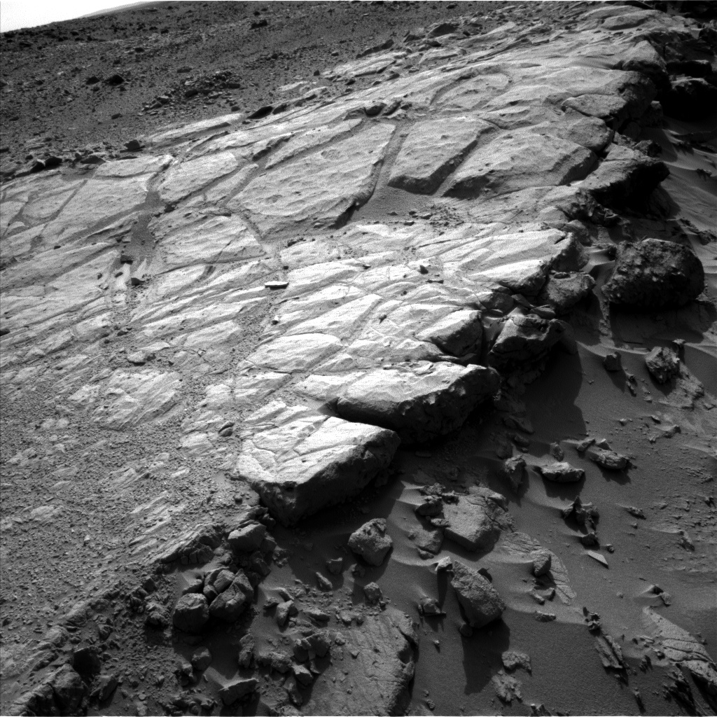 Nasa's Mars rover Curiosity acquired this image using its Left Navigation Camera on Sol 443, at drive 0, site number 22