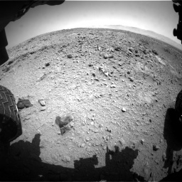 Nasa's Mars rover Curiosity acquired this image using its Front Hazard Avoidance Camera (Front Hazcam) on Sol 453, at drive 324, site number 22