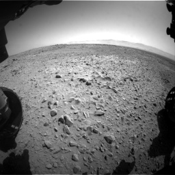 Nasa's Mars rover Curiosity acquired this image using its Front Hazard Avoidance Camera (Front Hazcam) on Sol 453, at drive 336, site number 22