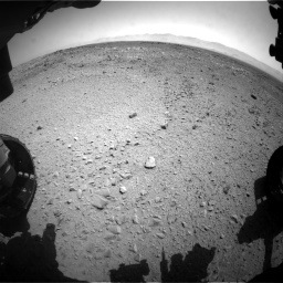 Nasa's Mars rover Curiosity acquired this image using its Front Hazard Avoidance Camera (Front Hazcam) on Sol 453, at drive 390, site number 22